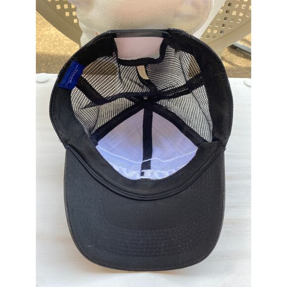 Volvo Trucker Hat Mesh Back Blue Black Snapback Baseball Cap - Picture 5 of 6